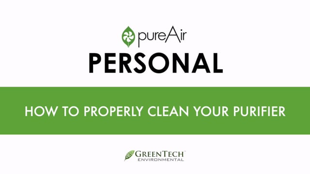 Cleaning video for pureAir PERSONAL 